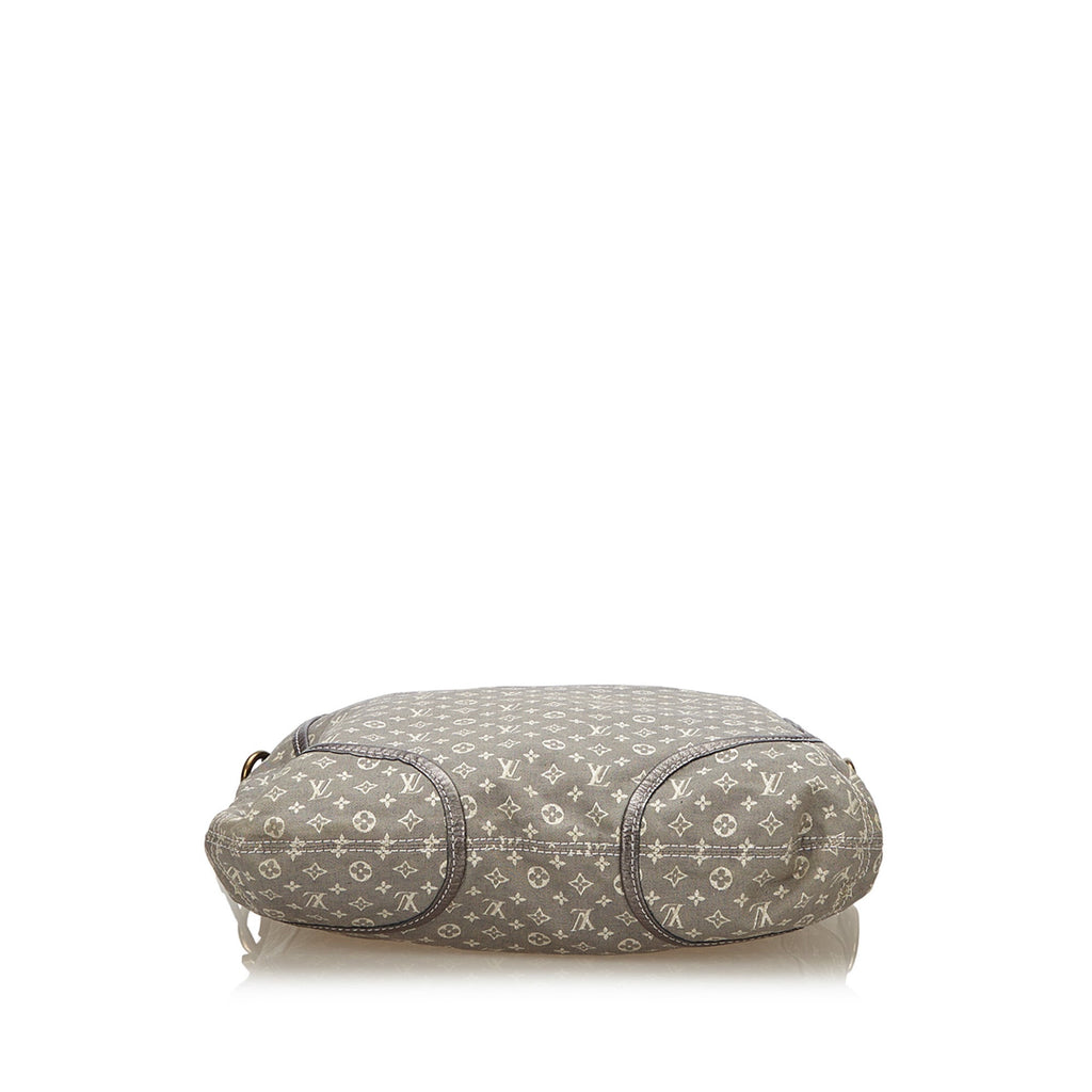 Louis Vuitto Besace Angele Platine Mini Lin Canvas Shoulder Bag