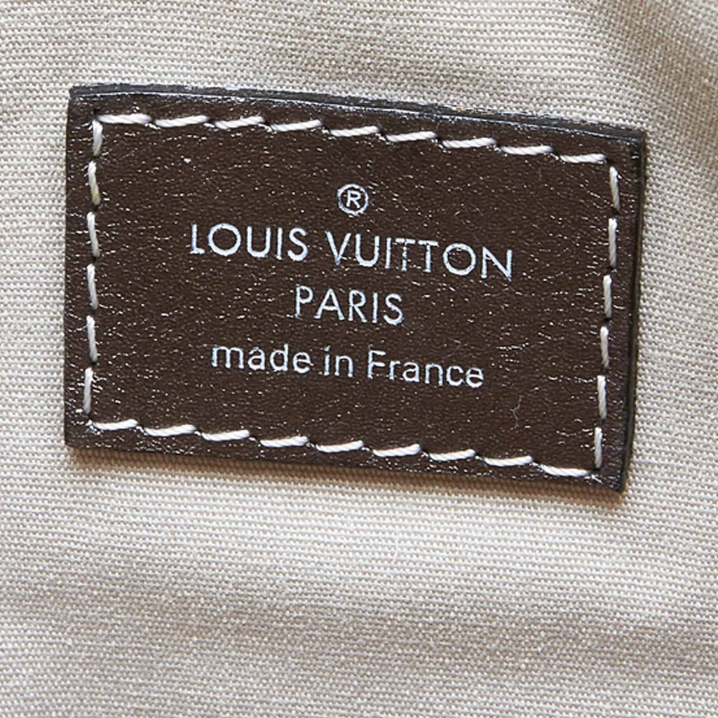 Louis Vuitto Besace Angele Platine Mini Lin Canvas Shoulder Bag