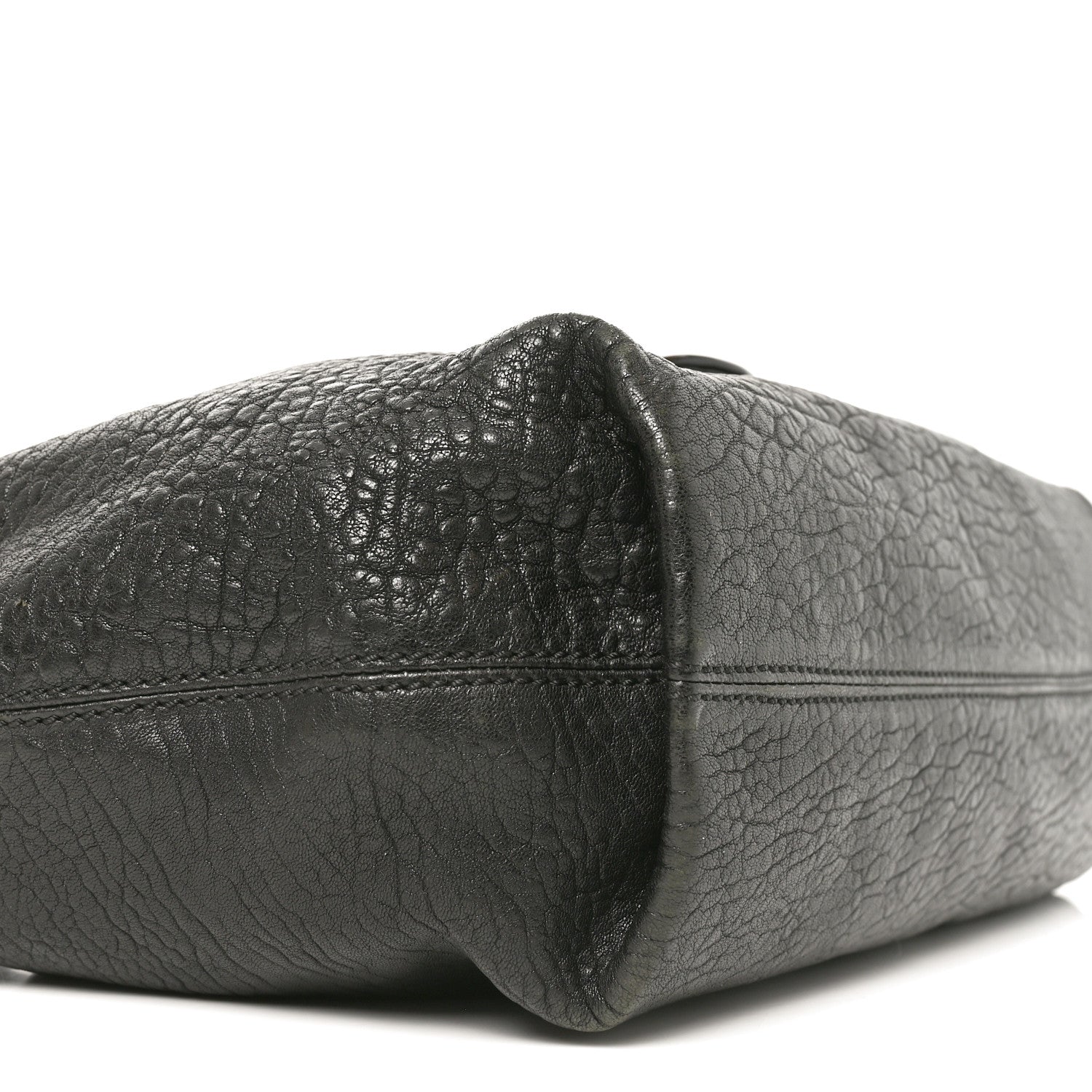 Nappa Patent B Buckle Hobo Black