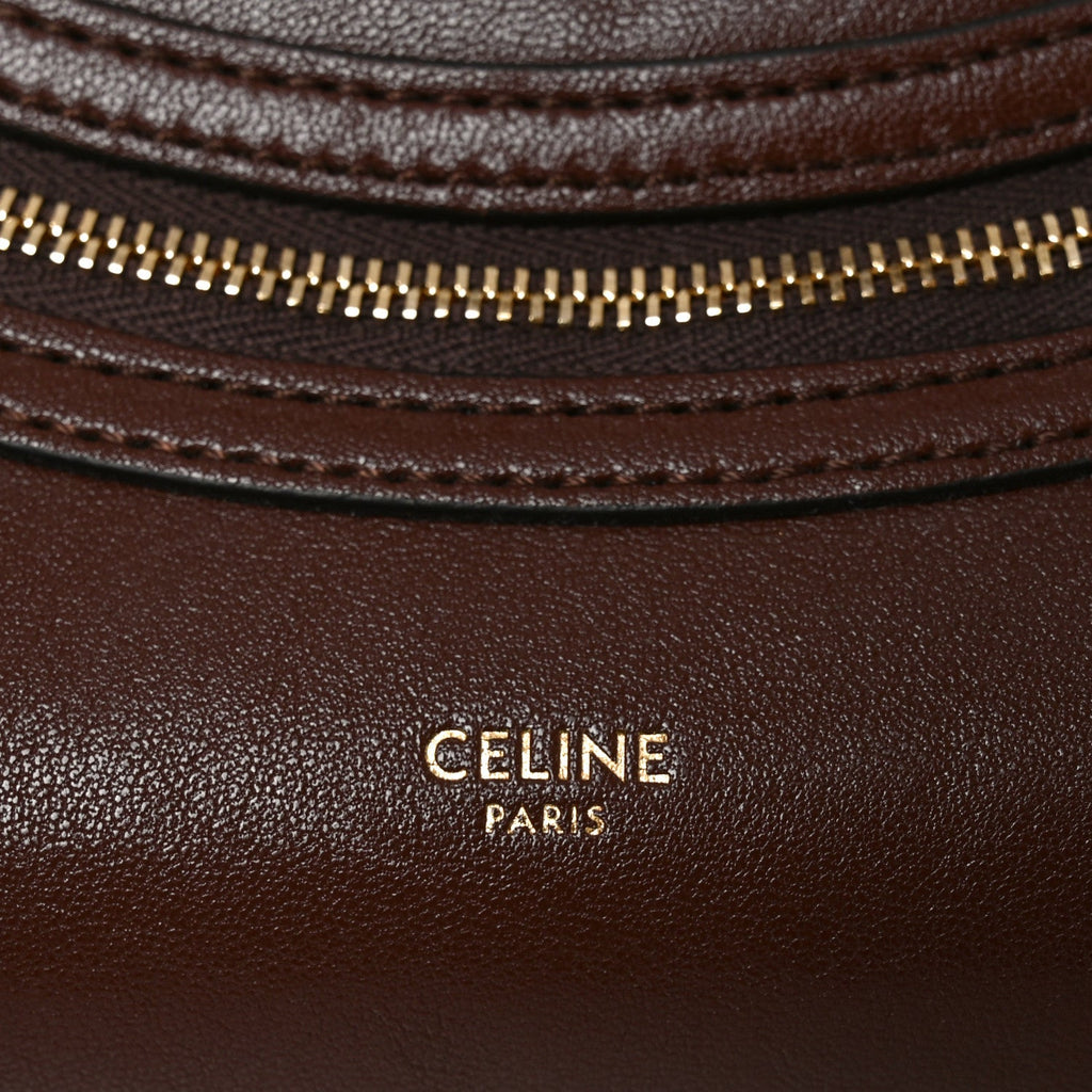 Supple Shiny Lambskin Medium Smiling New Luggage Brick