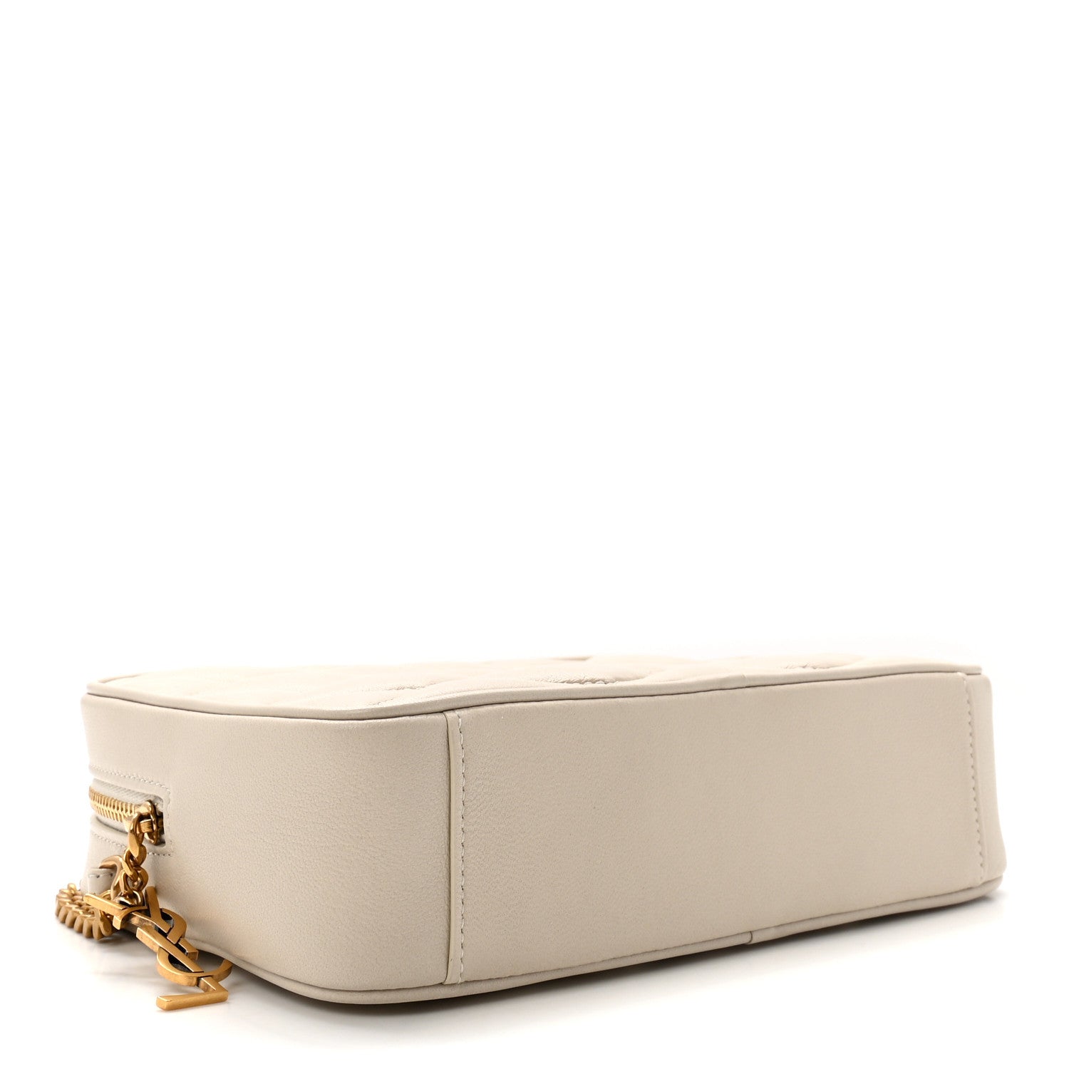 Lambskin Quilted Mini Camera Bag Crema Soft Crema Soft