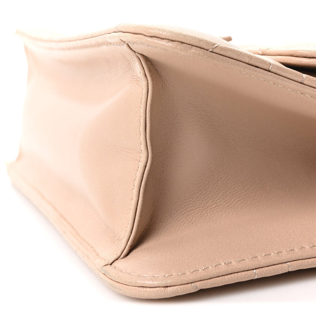 Lambskin Cannage Miss Dior Promenade Pouch Beige