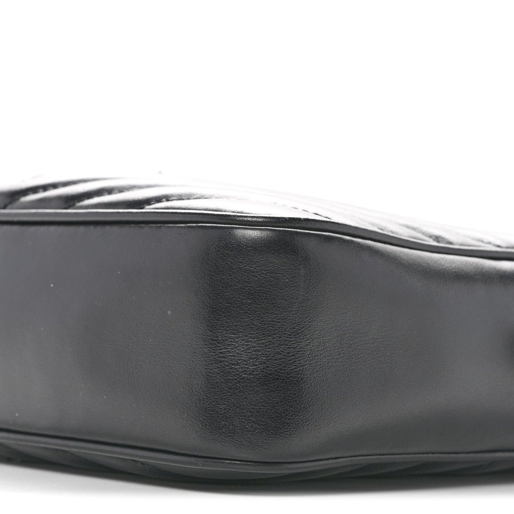 Calfskin Matelasse Monogram Monochrome Lou Camera Bag Black