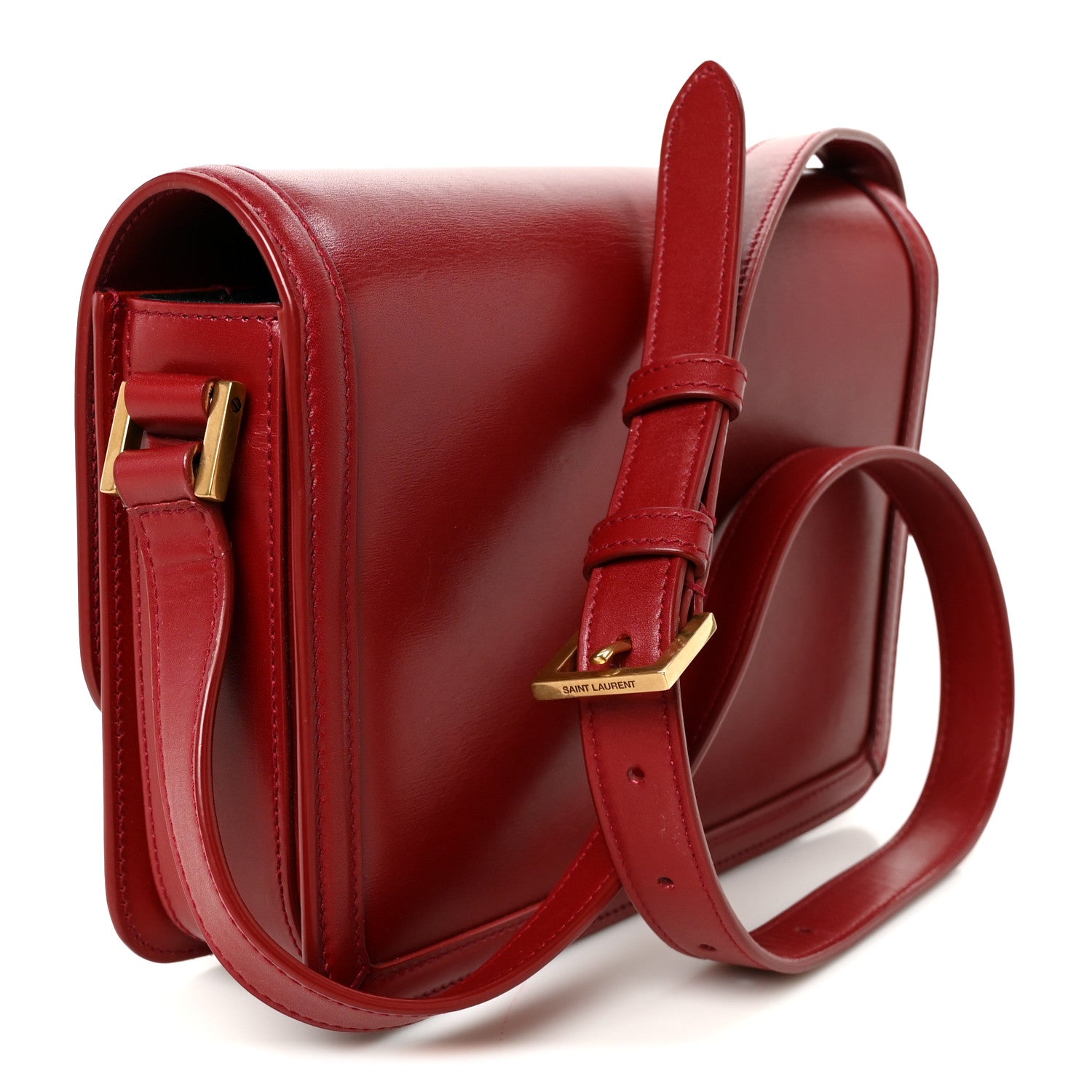 Box Calfskin Monogram Medium Solferino Satchel Rouge Opyum