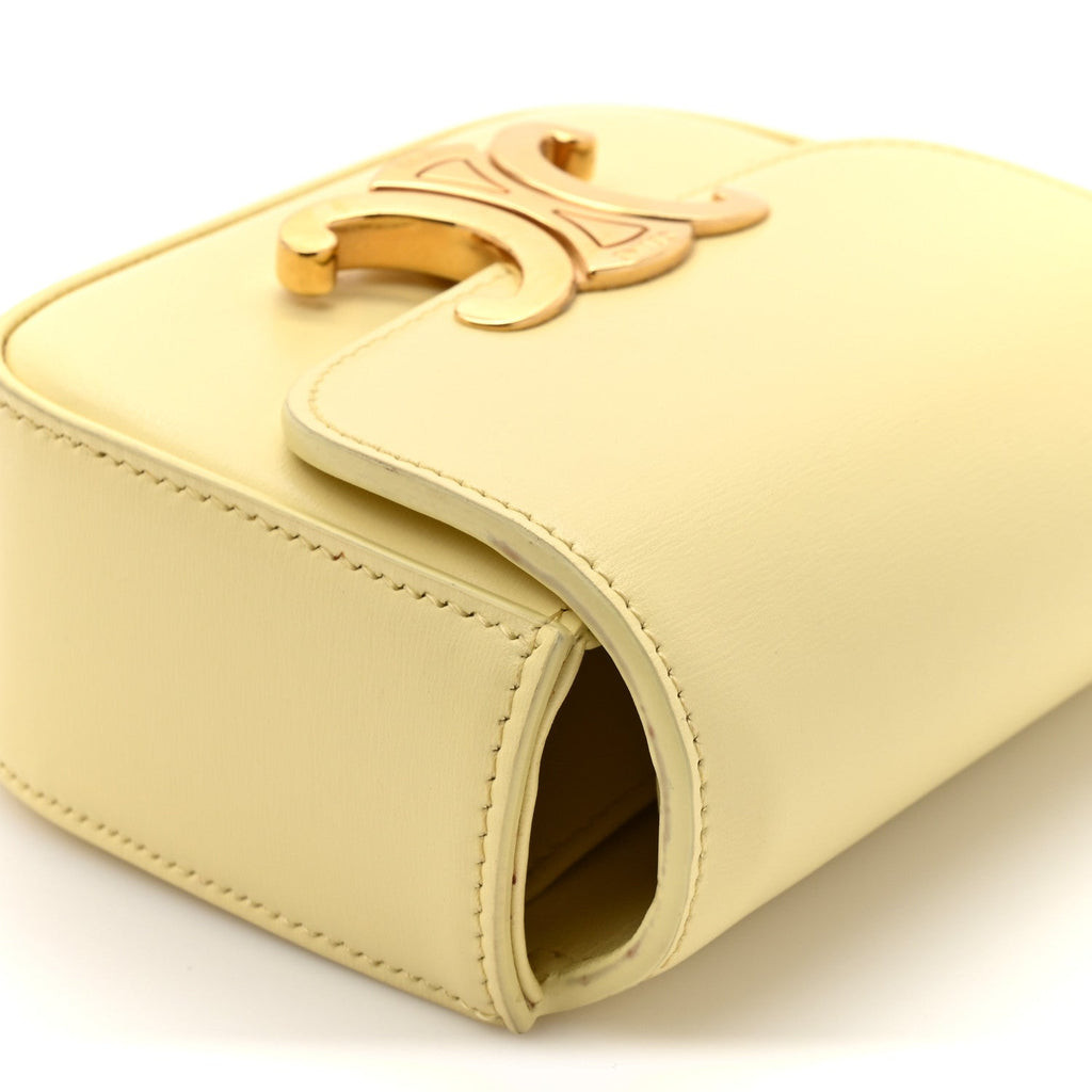 Shiny Calfskin Mini Triomphe Pollen