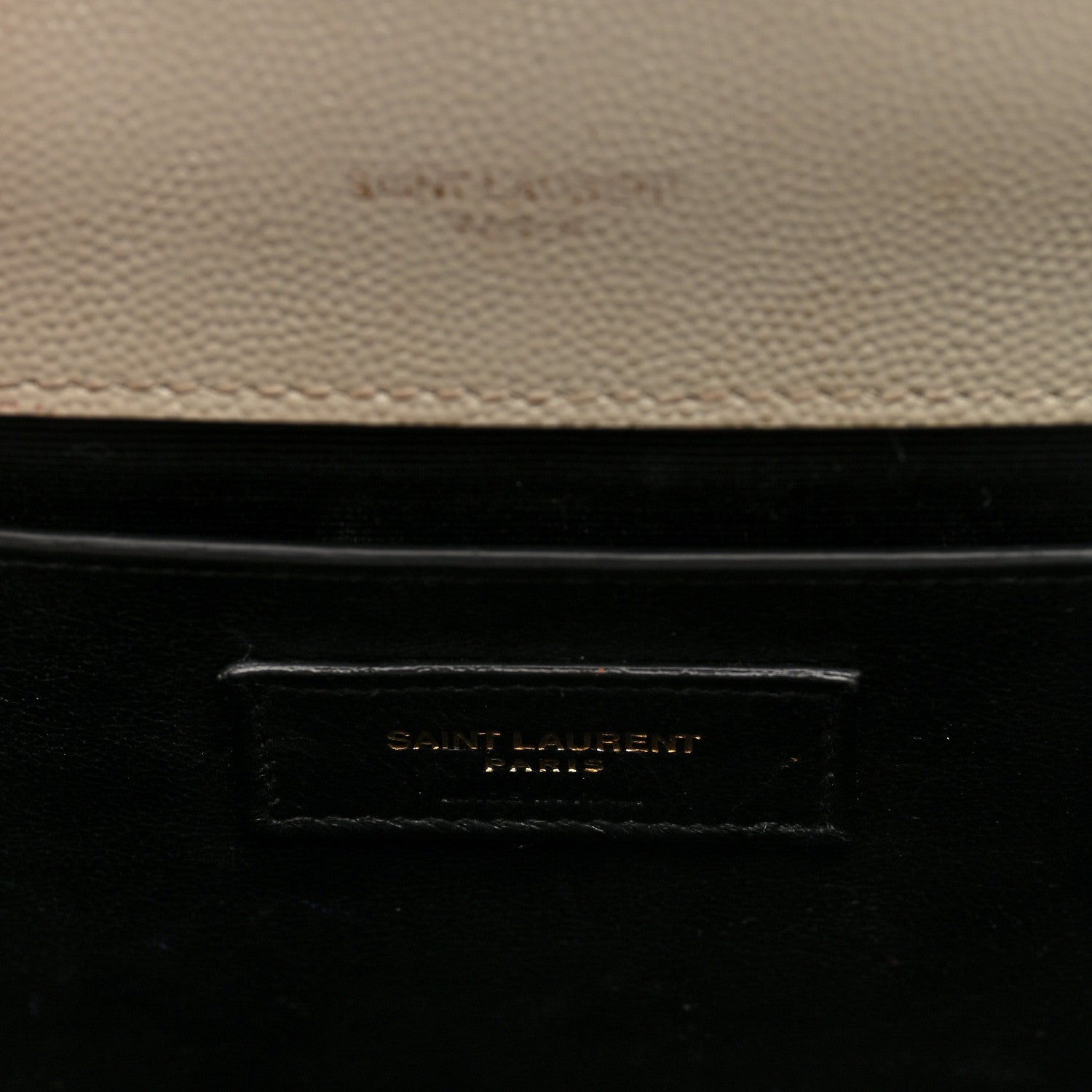 Grain De Poudre Textured Mixed Matelasse Medium Triquilt Monogram Satchel Crema Soft