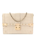 Alligator Trunk Chain Wallet Latte