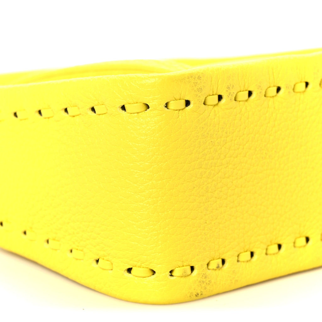 Cuoio Roma Sellerissima Nappa Sintetica Tape Stitch Mini Fendessence Shoulder Bag Pomelo