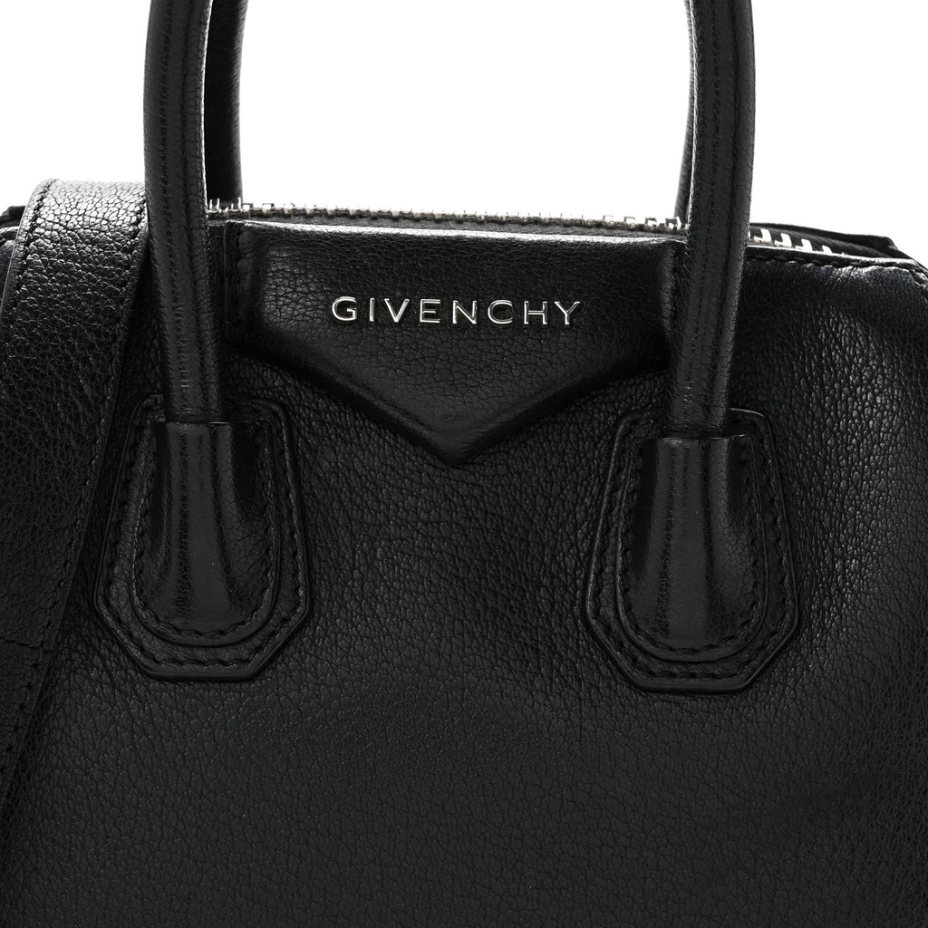 Sugar Goatskin Mini Antigona Black
