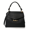 Calfskin Medium Mystic Shoulder Bag Black