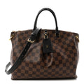 Damier Ebene Odeon Tote MM Black