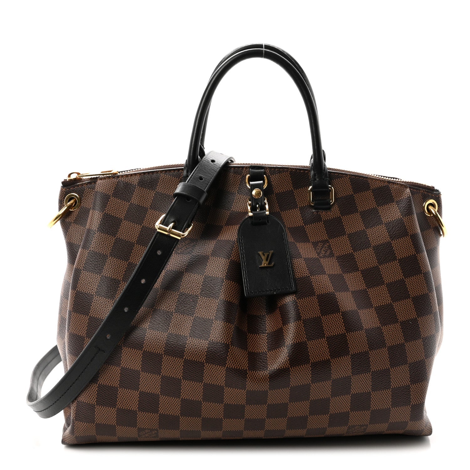 Damier Ebene Odeon Tote MM Black