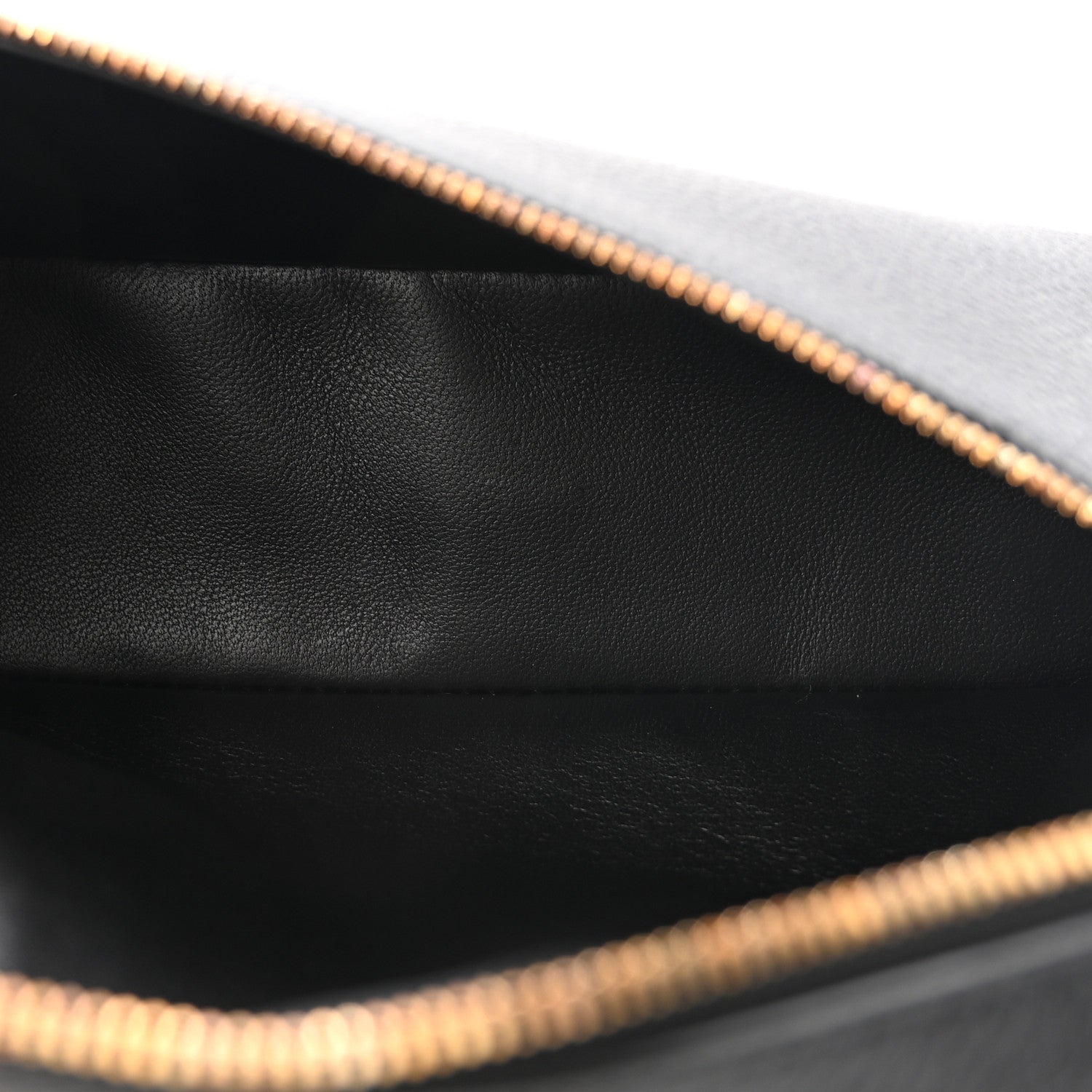 Grained Calfskin L19 Extra Pocket Pouch Black