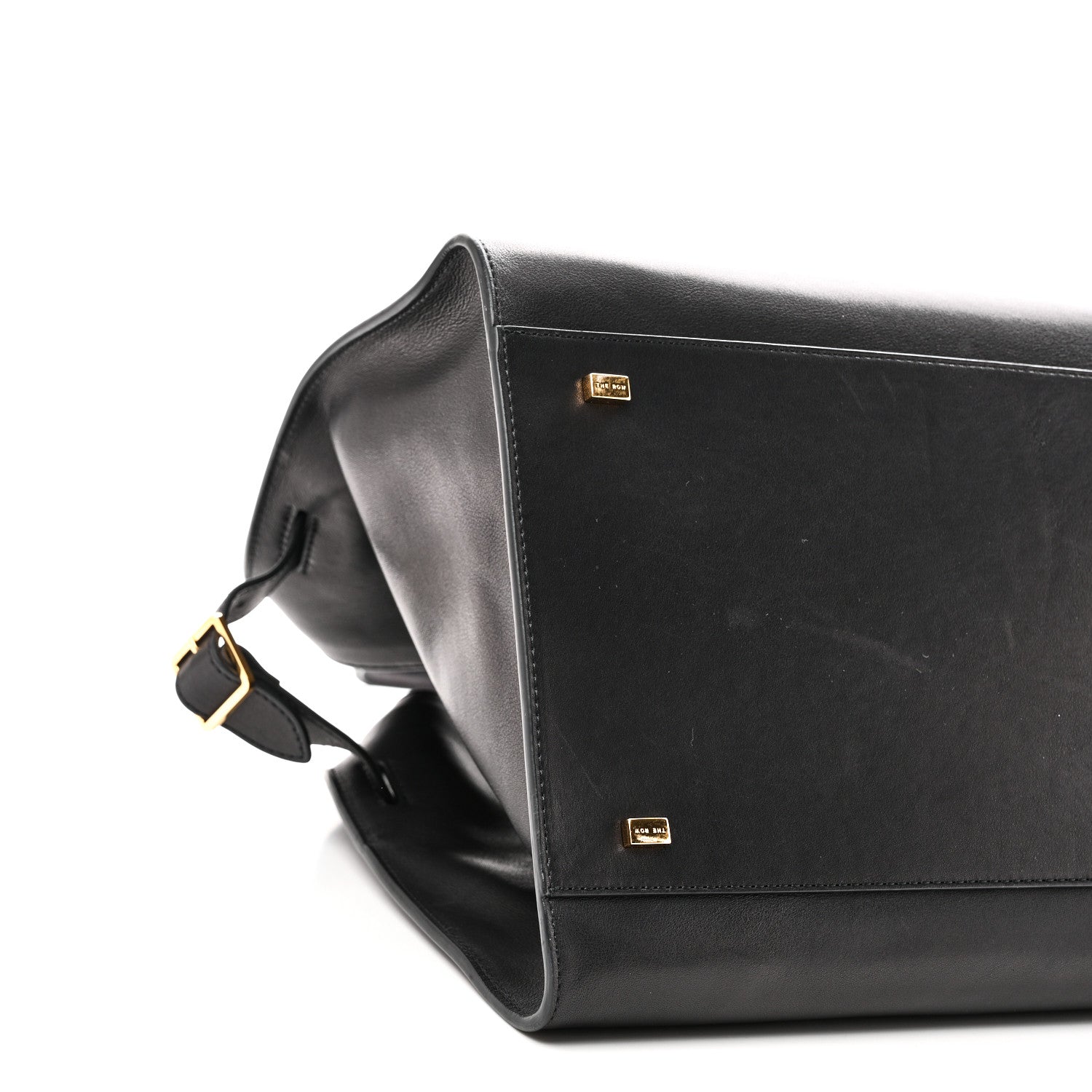 Polished Saddle Calfskin Soft Margaux 15 Black