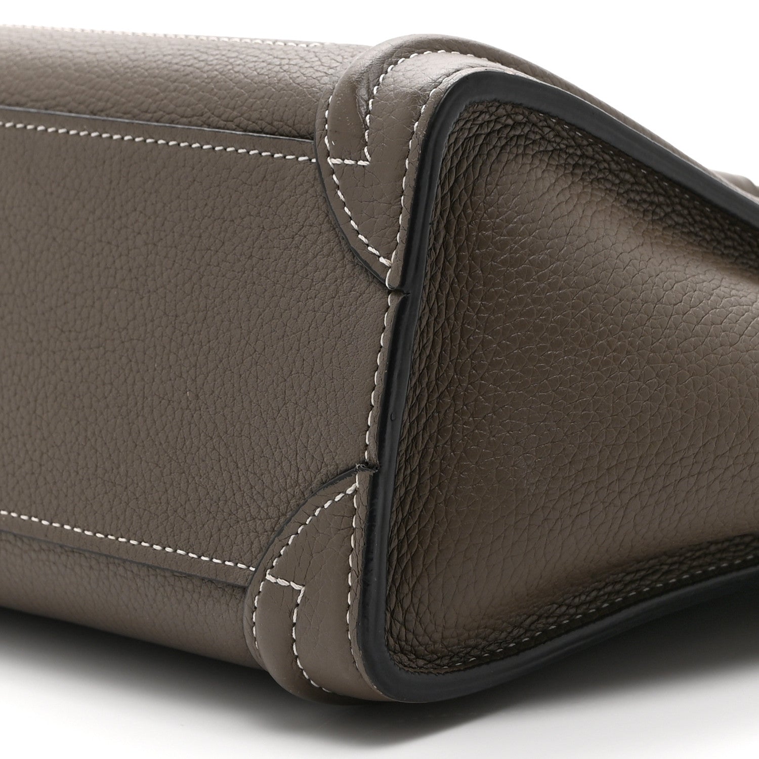 Drummed Calfskin Nano Luggage Souris Souris