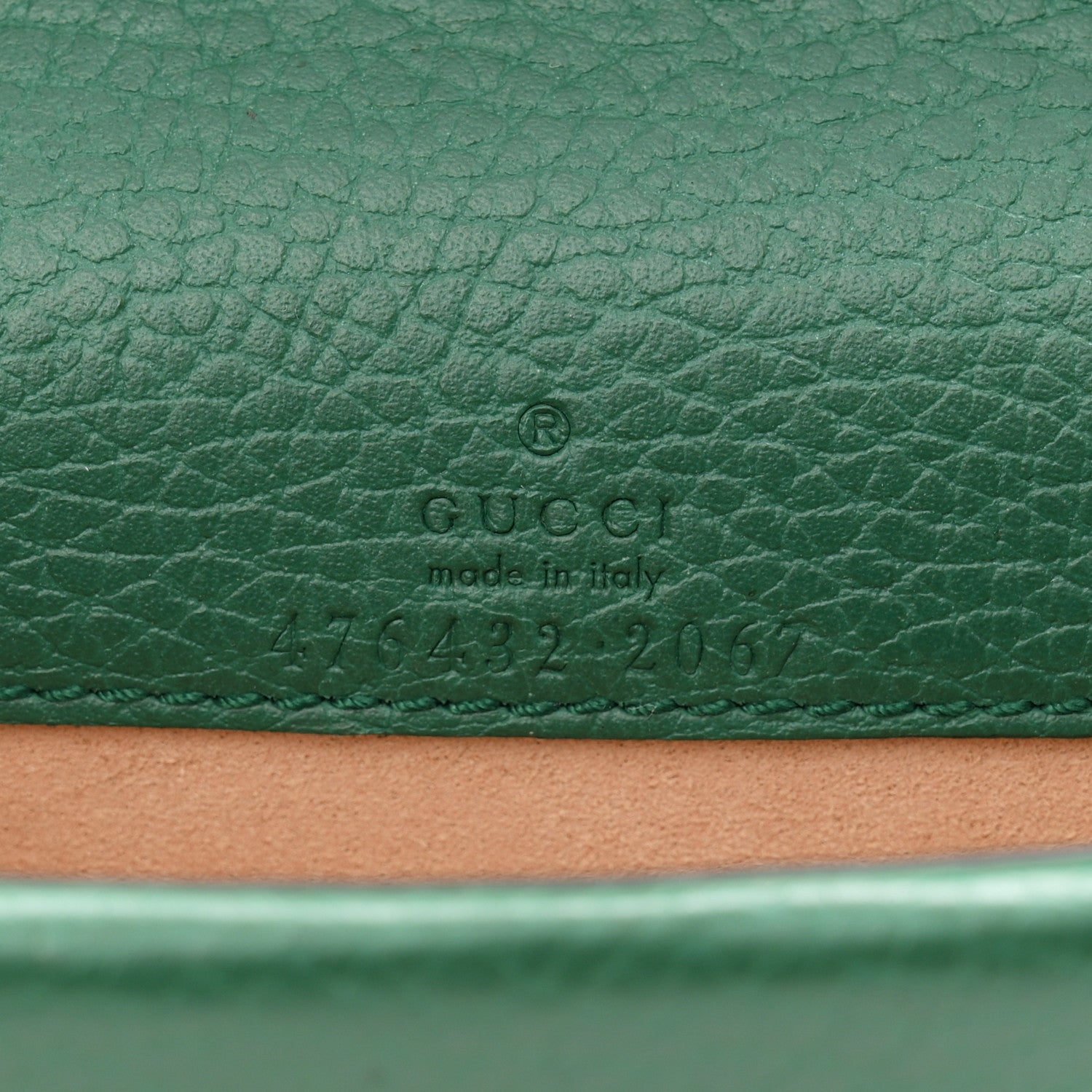Calfskin Super Mini Dionysus Shoulder Bag Emerald
