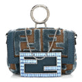 Velvet Jacquard FF Crystal Nano Baguette Charm Anice