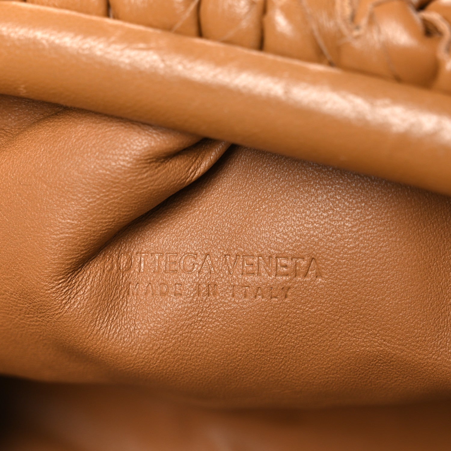 Nappa Intrecciato The Mini Pouch Carmel