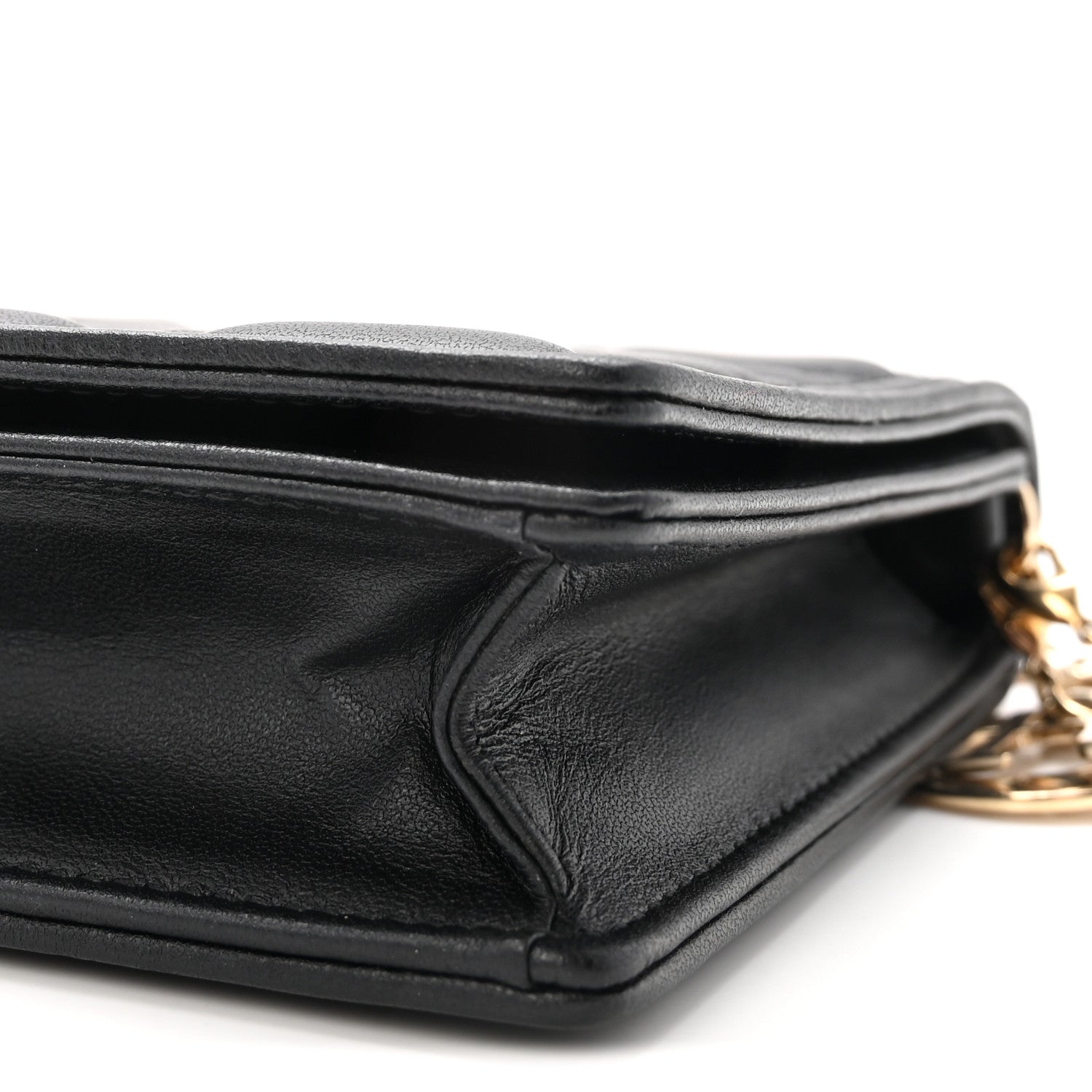 Lambskin Cannage Lady Dior Pouch Black