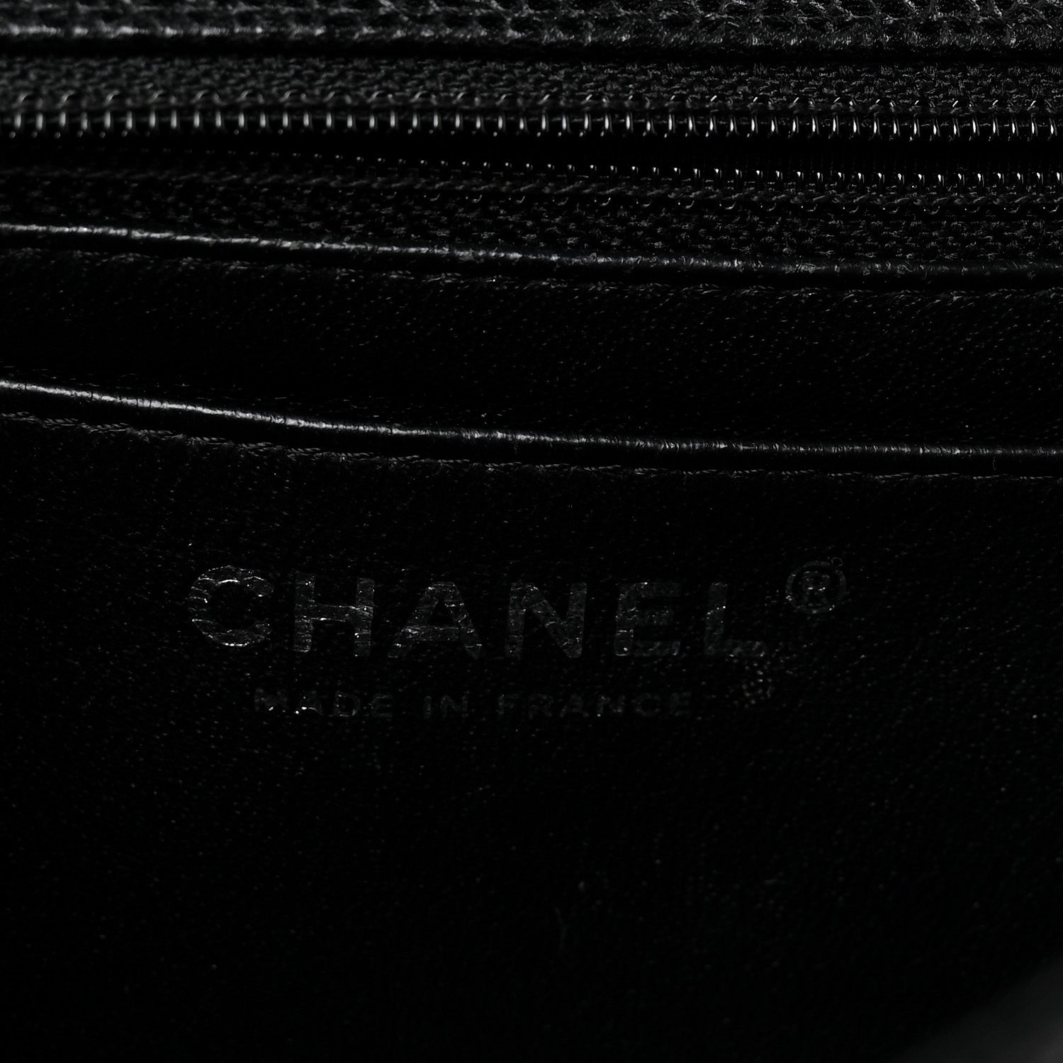 Caviar Quilted Mini Square Flap Black