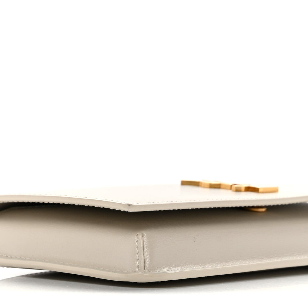 Smooth Calfskin Monogram Phone Holder Crossbody Crema Soft
