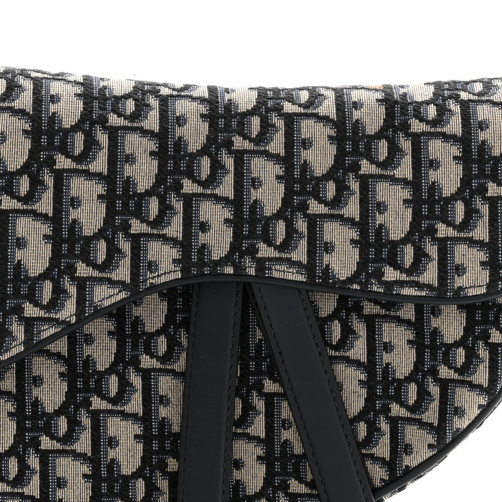 Oblique Saddle Bag Blue
