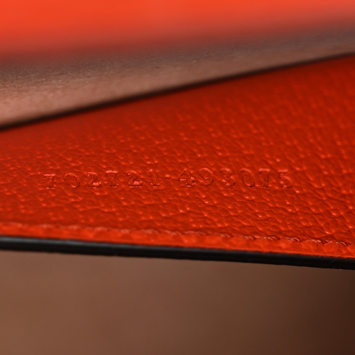 Textured Dollar Calfskin Web Small Diana Tote Bag Deep Orange Spicy Cyclamin