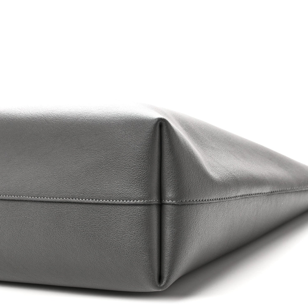 Calfskin Large Shopping Tote Earth