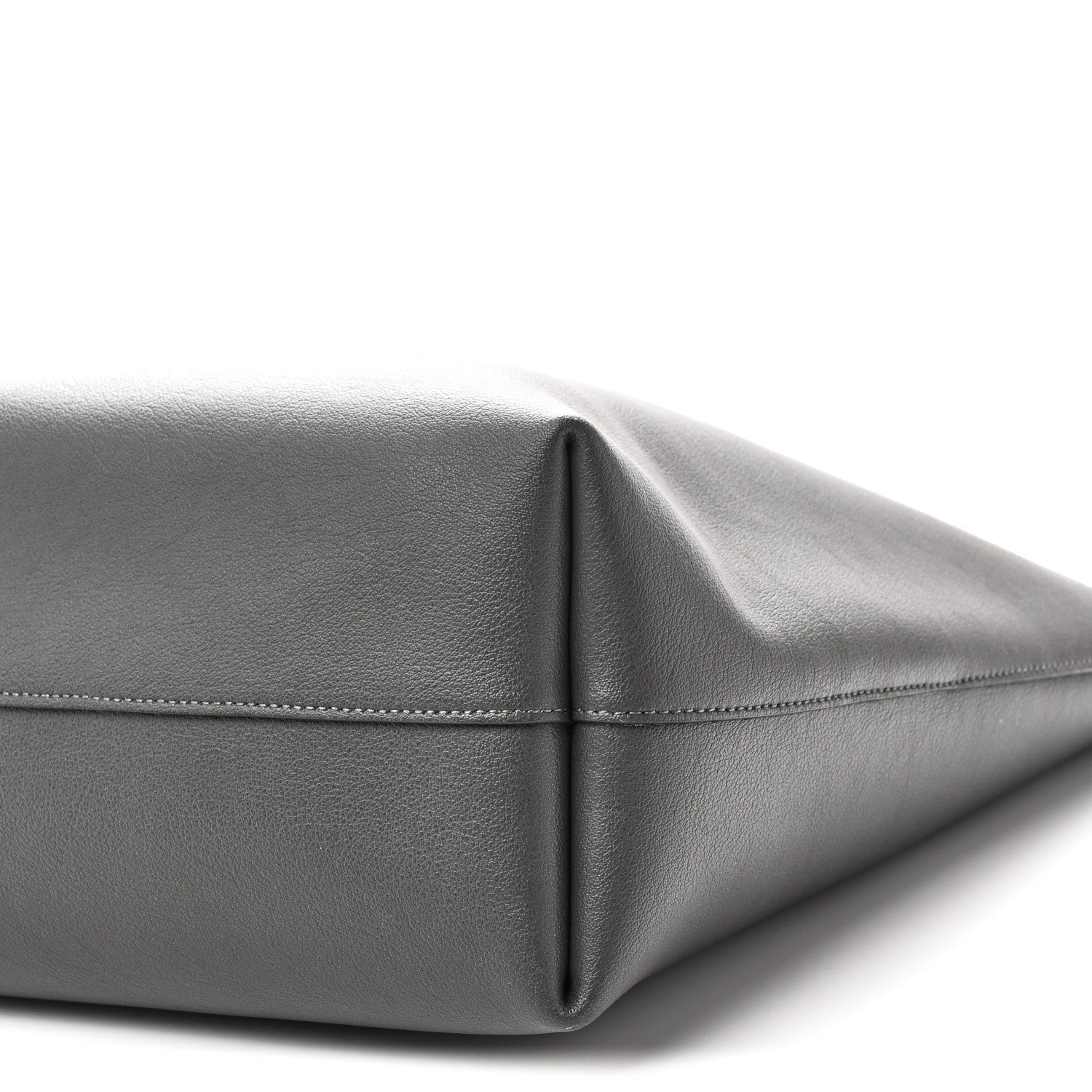 Calfskin Large Shopping Tote Earth
