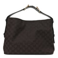 GG Supreme Monogram Medium Beatrix Tote Dark Brown