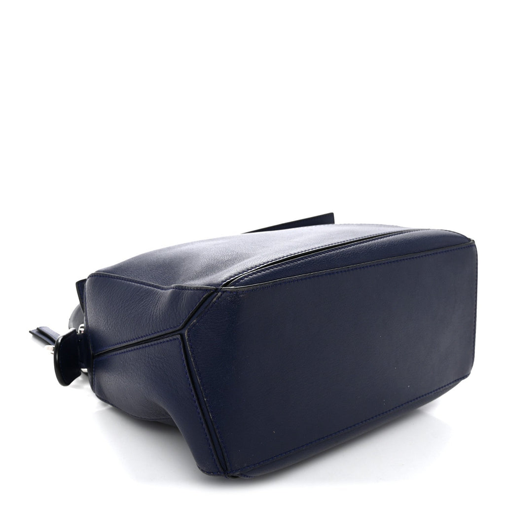 Calfskin Small Puzzle Bag Marine