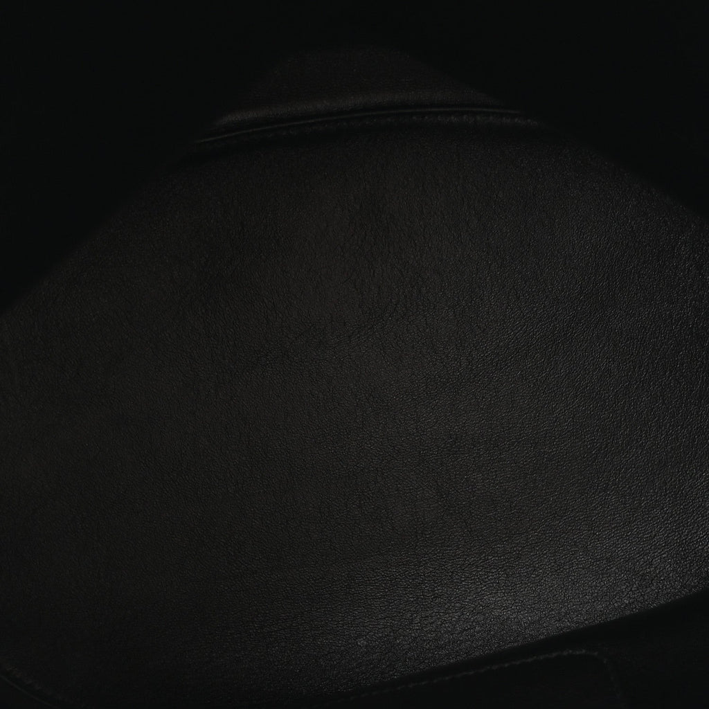 Calfskin Buckle Bag With Jeweled Belt White Black