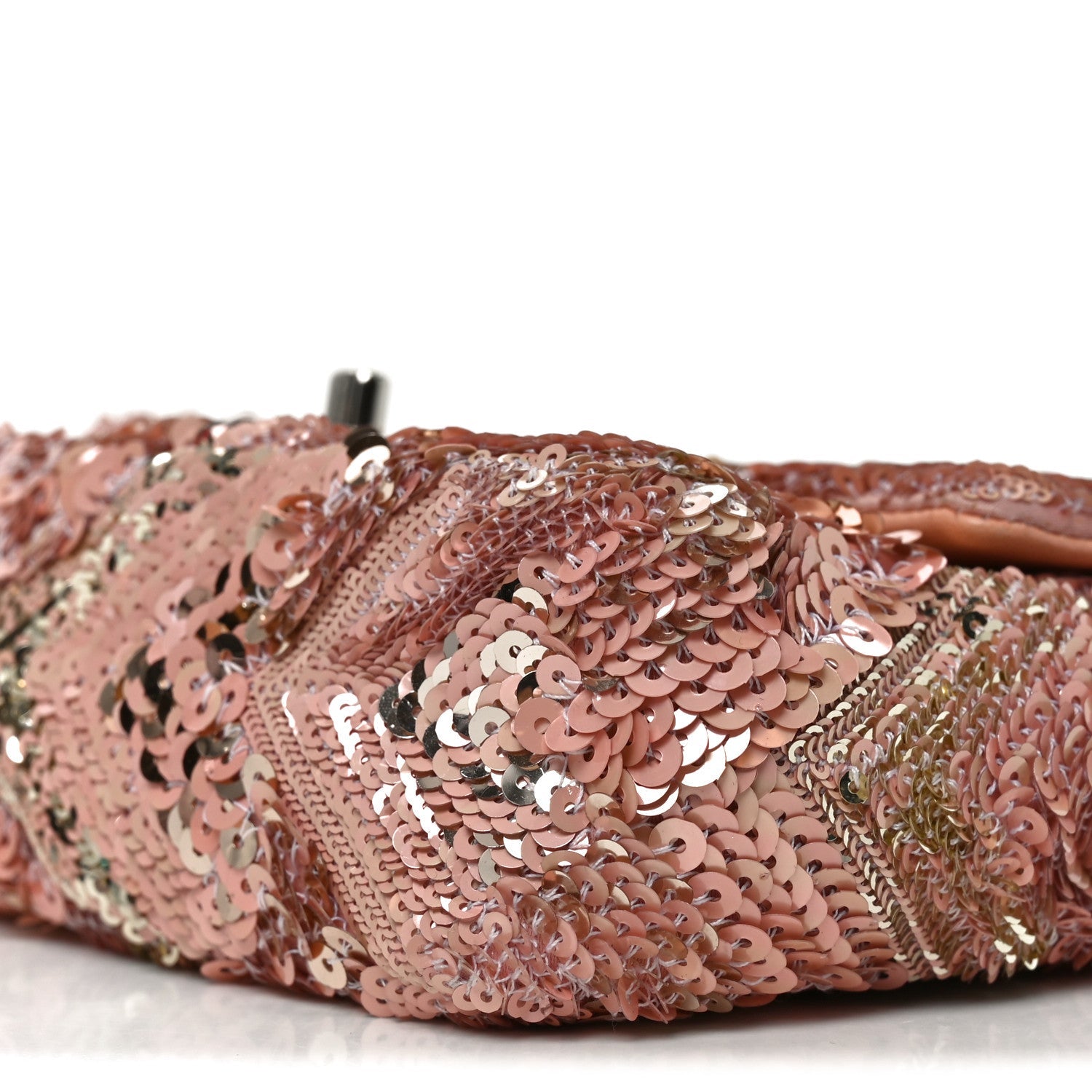 Sequins Chevron Mini Rectangular Flap Pink