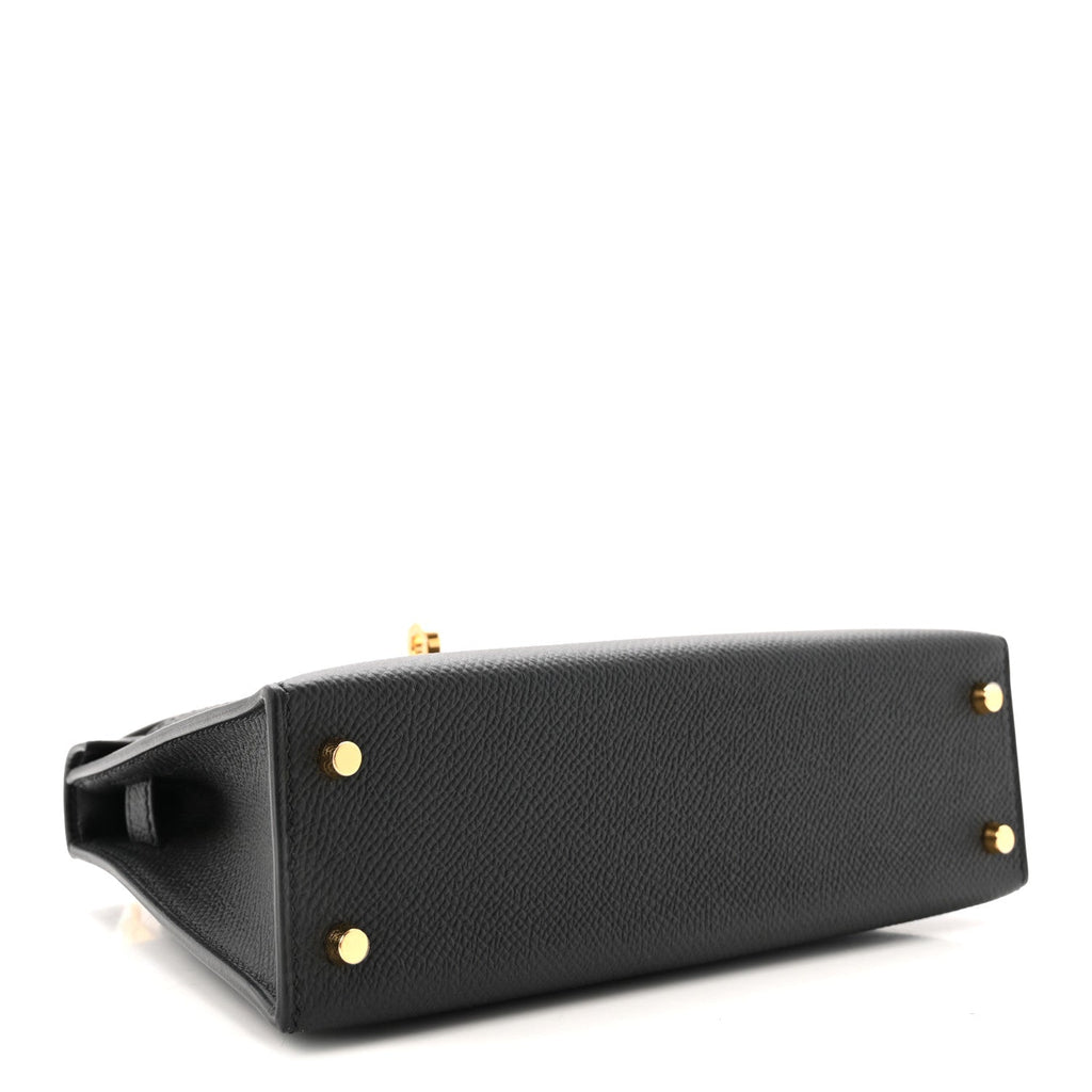Epsom Mini Kelly Sellier 20 Black