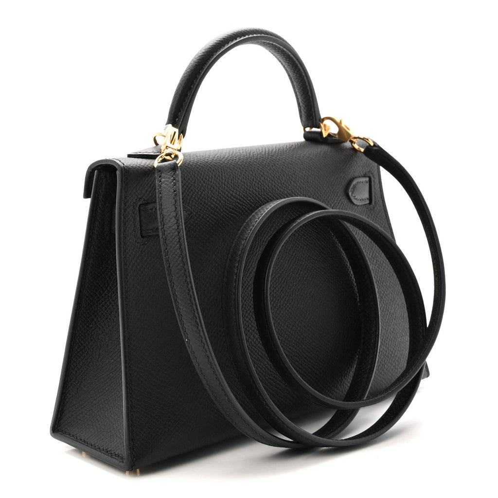 Epsom Mini Kelly Sellier 20 Black