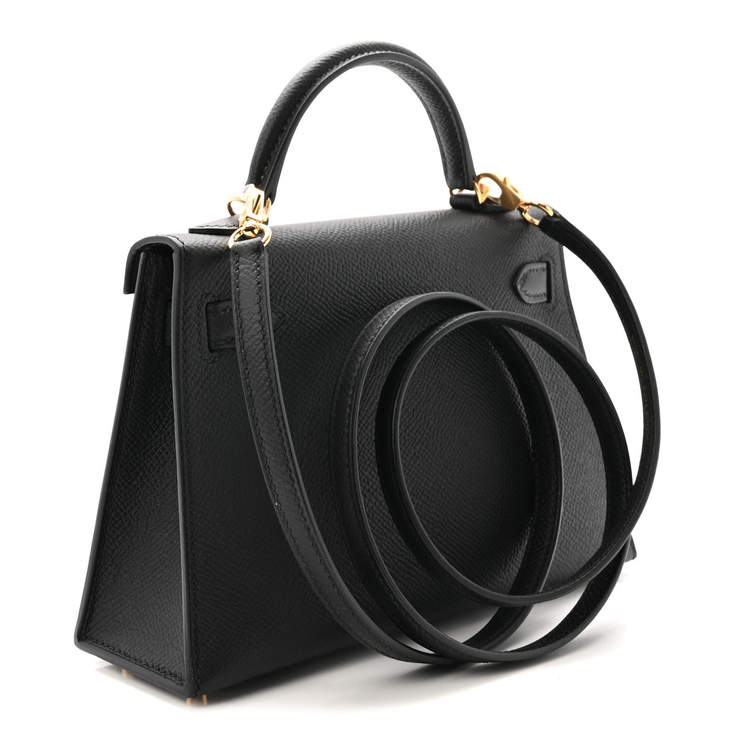 Epsom Mini Kelly Sellier 20 Black