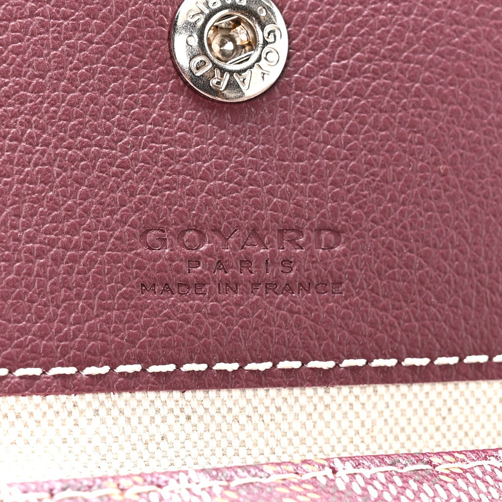 Goyardine Boheme Hobo Burgundy
