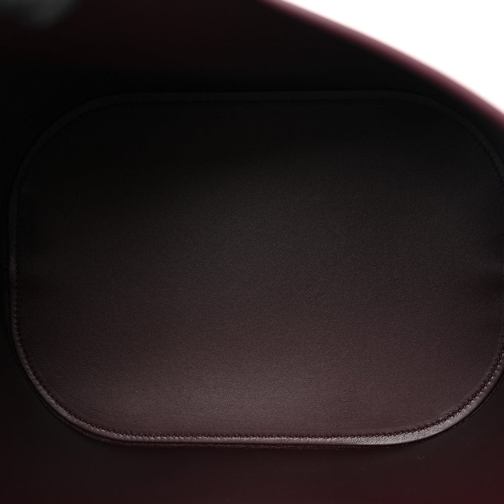 Smooth Calfskin Triomphe Medium Louise Bag Deep Burgundy
