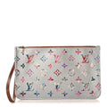 Metallic Monogram LV Garden Neverfull MM GM Pochette Silver