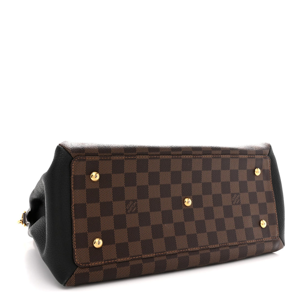 Cuir Taurillon Damier Ebene Normandy Black