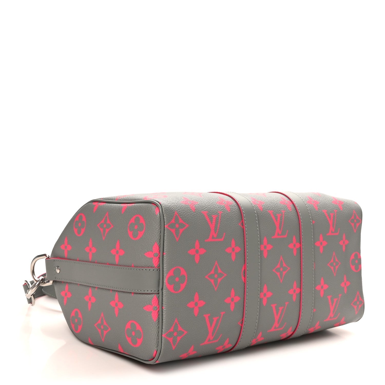 Monogram Glow Up Keepall Bandouliere 35 Grey Pink