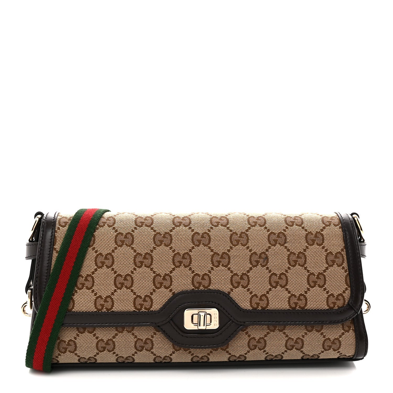 GG Monogram Small Luce Shoulder Bag Beige Ebony