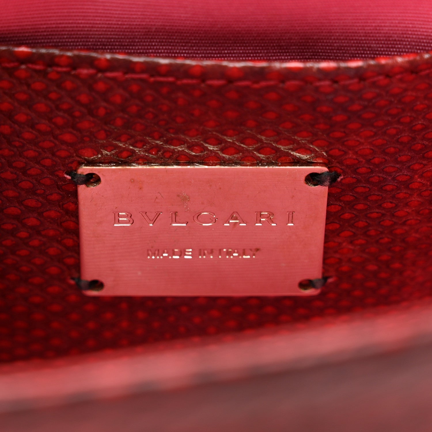 Karung Serpenti Forever Crossbody Red