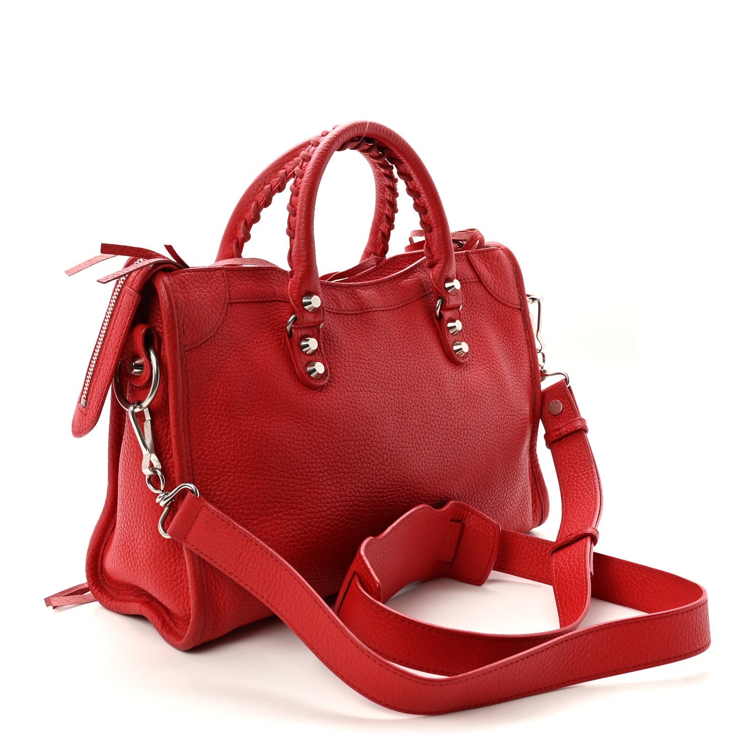 Vibrato Calfskin Classic Silver Hardware S City Rouge Cerise