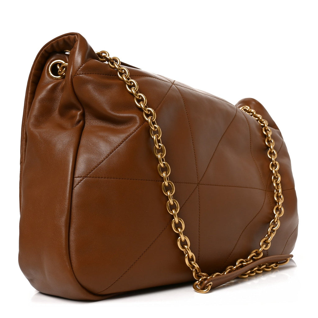 Lambskin Matelasse Monogram Large Jamie 4.3 Light Fox