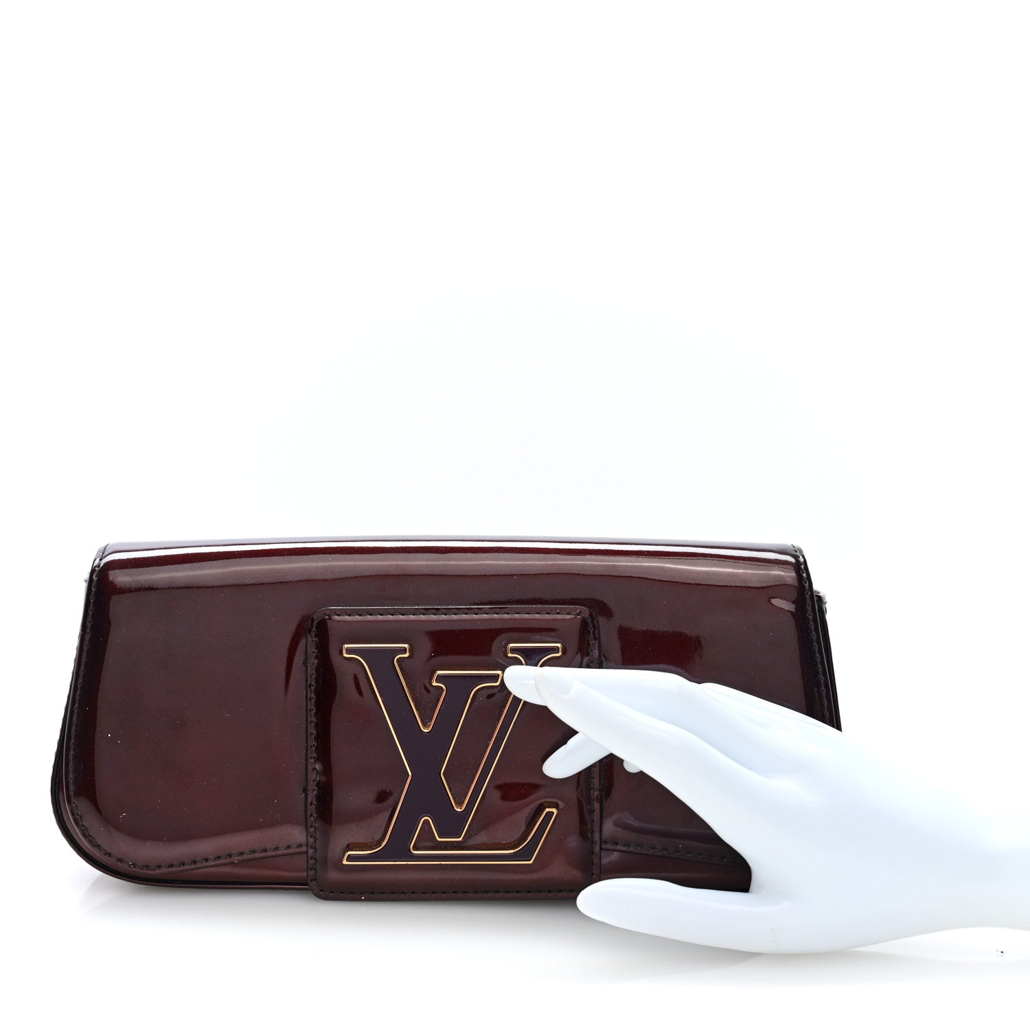 Patent Sobe Clutch Rouge Fauviste