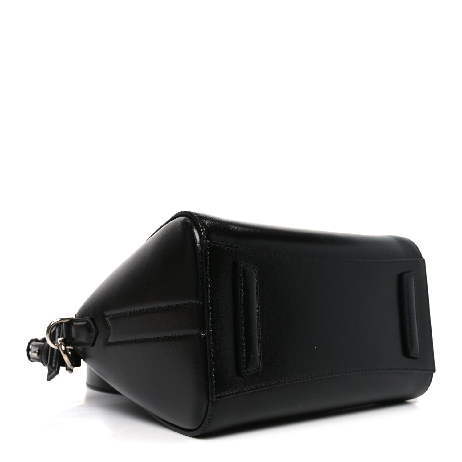 Shiny Lord Calfskin Mini Antigona Black