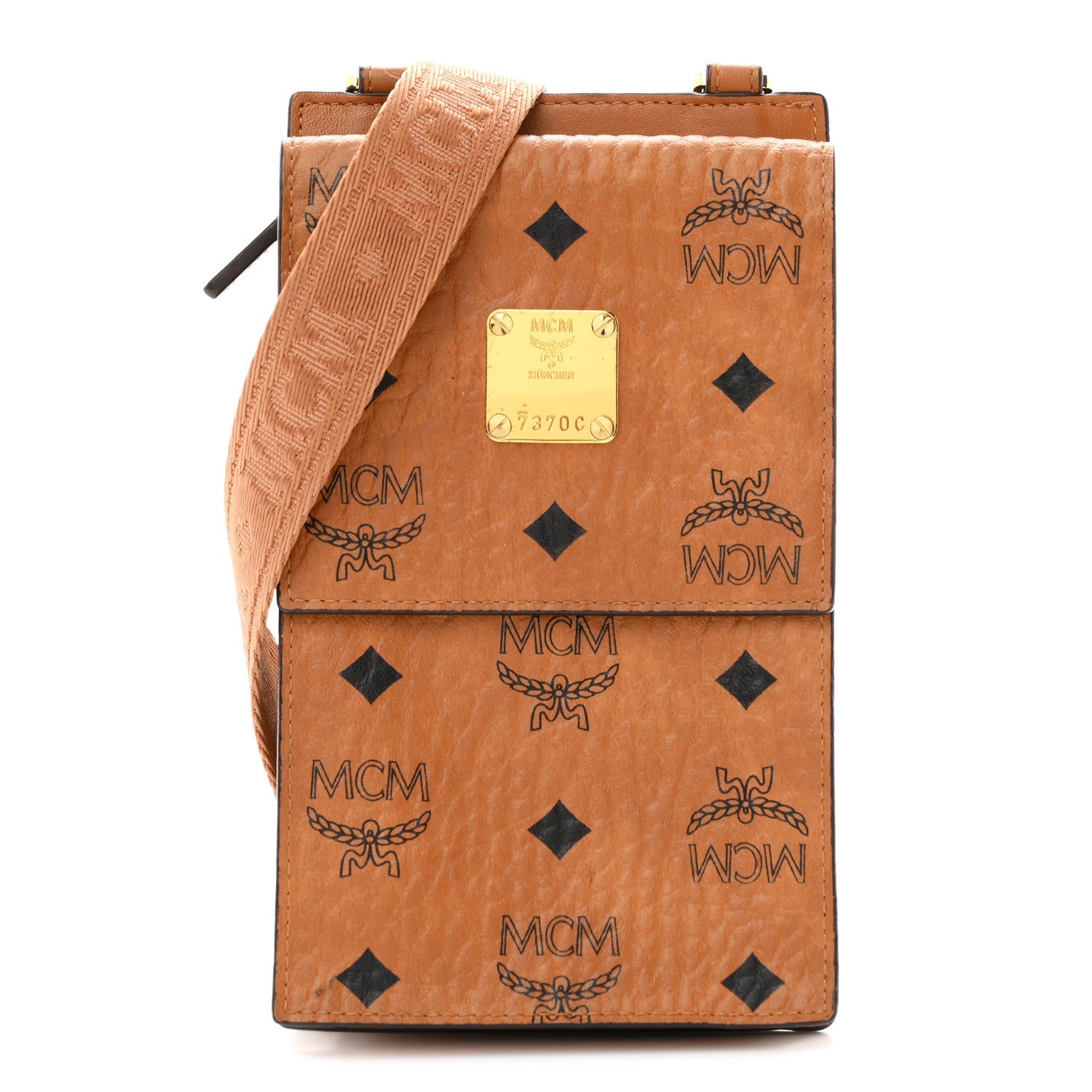 Visetos Crossbody Phone Case Cognac