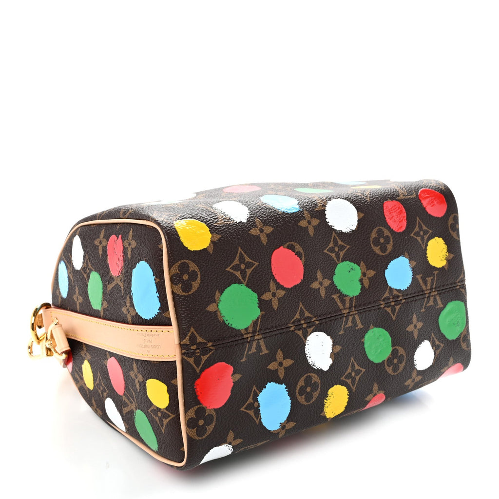 LV X YK Monogram Speedy Bandouliere 25 Multicolor