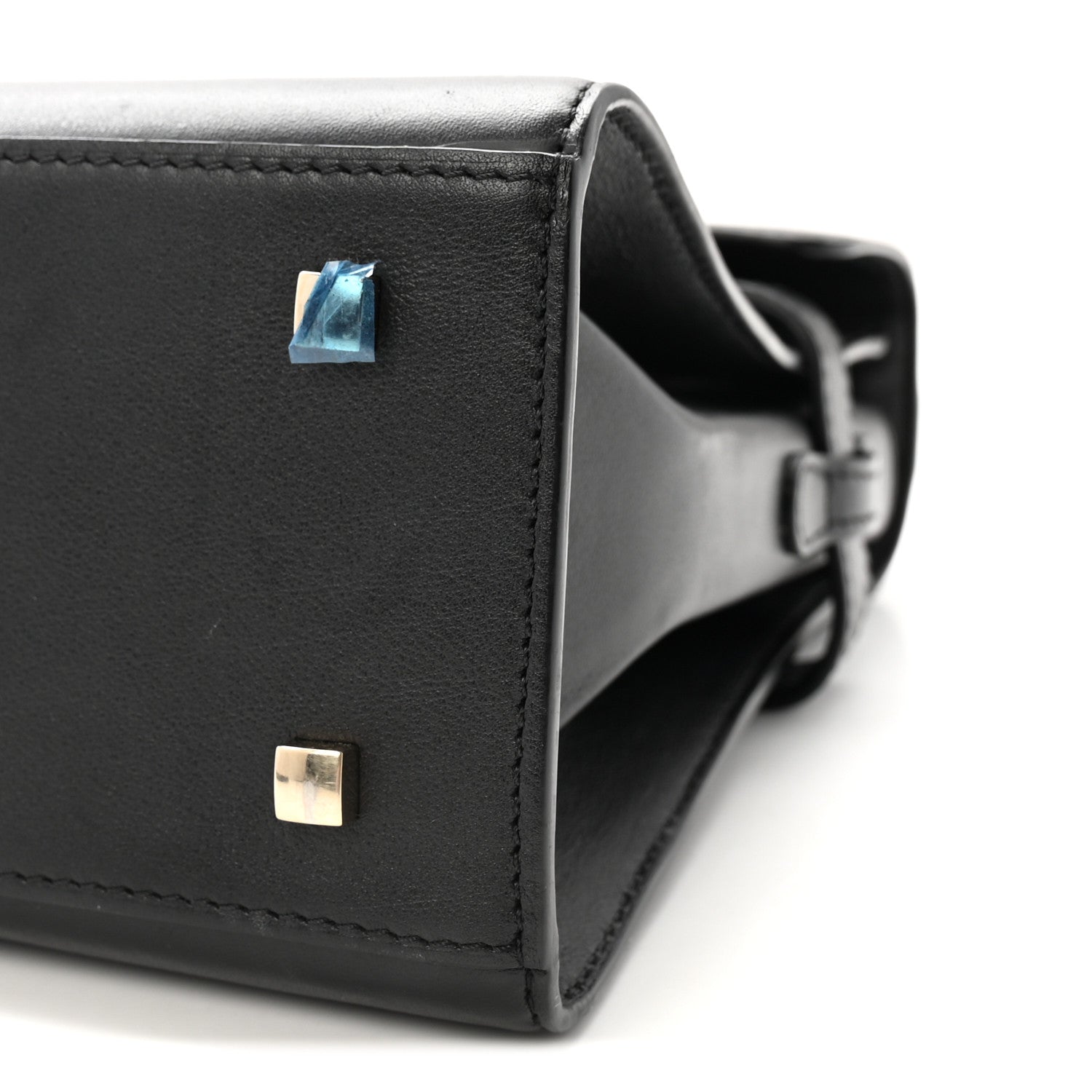 Calfskin MM Tempete Satchel Black